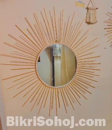 Wall hanging mirror
